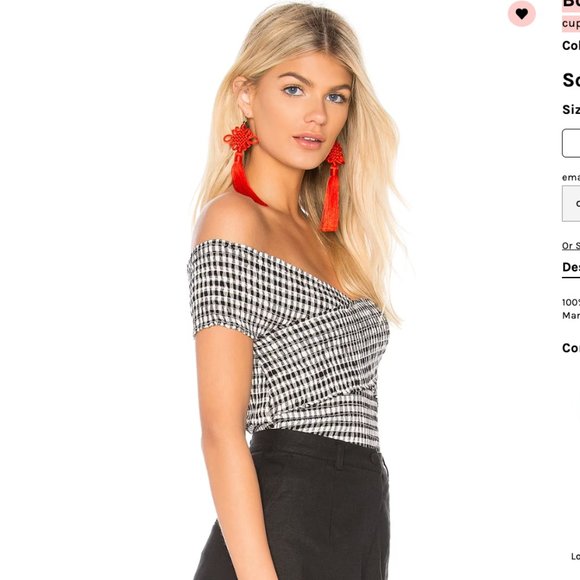 Revolve Bowman Top by cupcakes and cashmere - Picture 2 of 6